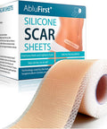 Silicone Scar Tape(1.6" 120"Roll-3M), Medical Silicone Scar Sheets, Strips, Scars Away, Effective Professional Scar Removal Sheets For Keloids, Tummy Tuck, C-Section, Acne, Burn Et