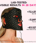 Mlriyl Red Light Therapy Mask For Face 7-In-1 Led Face Mask Light Therapy With 432 Leds & 850Nm Nir 3600Mah Rechargeable Adjustable Brightness Timer Full Face Coverage For Flawless Glowing Skin