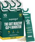 Gut Healthy Glp-1 Booster High Fiber Supplement Mix May Support Digestion No Sugar Soy Keto Friendly Unflavored Plant Based Powder (15 Servings, 1 Box)