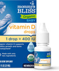 Mommys Bliss Organic Baby Vitamin D Drops Promotes Healthy Growth and Bone Development Age Newborn+ 0.11 Fl Oz (100 Servings) Pack of 2