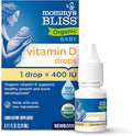 Mommys Bliss Organic Baby Vitamin D Drops Promotes Healthy Growth and Bone Development Age Newborn+ 0.11 Fl Oz (100 Servings) Pack of 2
