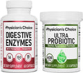 Physician'S Choice Ultra SBO Probiotic + Digestive Multi Enzymes 60ct - Ultimate Digestive Health Bundle