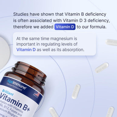 Vitamin B Complex - 60 Capsules With Vitamins B6 20Mg D3 1000Iu Magnesium Bisglycinate 260Mg Methyl B12 1000Mcg And Folate As Methylfolate 600Mcg Dfe. Doctor Formulated Mthfr Support Supplement.