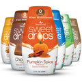 Sweetleaf Sweet Drops - Stevia Liquid Variety Pack Chocolate Caramel Coconut Vanilla Pumpkin Spice and Unflavored Stevia Sweetener Sugar- Coffee Syrup Alternative 1.7 Oz Ea (Pack of 6)