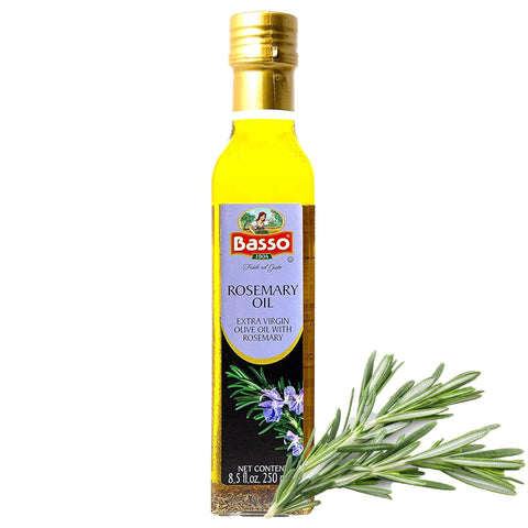 BASSO 1904 - Garlic Oil, Infused Premium Extra Virgin Olive Oil, 8.5 Fl Oz (250 ml), Cooking, Dipping, Dressing, and Tasting