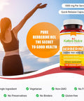 Kaibro Nutra Berberine 500mg (1000mg Per Serving) for Supports Healthy Immune Function, Anti-oxidant,Gastrointestinal & Overall Wellness - 120 Capsules
