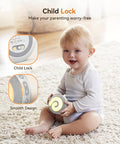 Dreamegg Portable Sound Machine Baby - D11 White Noise Machine For Baby Sleeping With Night Light White Noise Lullaby Nature Sounds Child Lock Usb Rechargeable Sound Machine For Travel Nursery