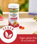 Nature's Bounty Adult Multivitamin Gummies - Pack Of 60 Gummies Two-A-Day - With Vitamin B6 B12 D3 C And Biotin - For Everyday Wellbeing - Immune Support And Bone Health - Suitable For Vegans