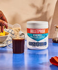 Bulletproof Vanilla Bean Energy Collagen Protein Powder, 18.3 Ounces, Caffeine-Free Fuel With Vitamins And Antioxidants