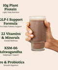 Vitahustle One Superfood Lean Protein â€“ All-In-One Nutrition Shake With Glp-1 Support 10G Plant Protein Ashwagandha Multivitamins & Postbiotics â€“ Chocolate Brownies 15 Servings