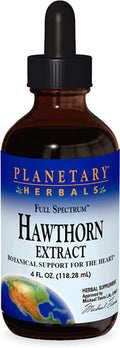 Planetary Herbals Full Spectrum Hawthorn Liquid Extract Supplement, 4 Fluid Ounce