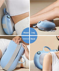Gifts For Women - Neck Massager For Deep Tissue,Shiatsu Back And Neck Massager Deep Tissue With Heat,Electric Massage Pillow,White Elephant Gifts For Adults(Blue)