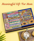 Engintea Unique s for Mom from Son Daughter - Mothers Day Tea Sampler Set - Herbal Green & Black Tea Set For Mother Women Tea Lovers - Premium Tea Collection (45 tea bags 9 flavors)