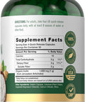 Carlyle Inulin Powder Capsules 200 Count Non-GMO and Gluten Supplement