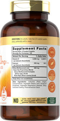 Carlyle Buffered Vitamin C | 2000mg | 250 Caplets | with Bioflavonoids and Rose Hips | Vegetarian, Non-GMO, and Gluten Free Supplement