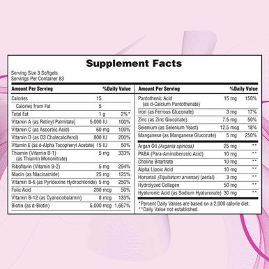 Nature's Bounty Hair Skin And Nails 5000 Mcg Of Biotin - 250 Coated Tablets Regular & Extra Strength (Extra Strength Two Bottles Each Of 250 Softgels)