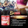 Apple Cider Vinegar Capsules 5050mg Herbal Equivalent with Ginger Turmeric Supports Digestion Detox Immune 2 Months Supply