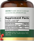 Carlyle Vitamin C 1000Mg | Timed Release | 120 Vegetarian Caplets | With Rose Hips | Non-Gmo & Gluten Free Supplement