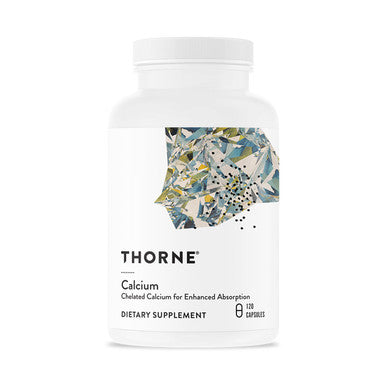 THORNE Calcium (Formerly DiCalcium Malate) Chelated Calcium for Enhanced Absorption with DimaCal for Bone Density Support 120 Capsules