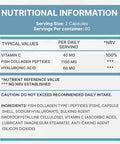 Omnia Marine Collagen Capsules 1200mg Premium Skin Hair and Nail Health Support for Women and Men Enriched with Type Collagen Hyaluronic Acid and Vitamin C High Potency Formula UK Made 120 Capsules