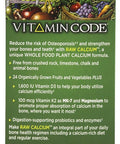 Garden of Life Vitamin Code Raw Calcium 120 Vegetarian Capsules