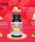 FarmHaven Apple Cider Vinegar Capsules with Mother ACV Capsules with Mother 1390MG Apple Cider Vinegar Pills with Ginger Apple Vinegar Pills for Digestion Healthy Vinegar Tablets with Mother