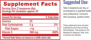 HealthForce SuperFoods Truly Natural Vitamin C - 400 Grams - Pack of 2 - Whole Food Vitamin C Complex from Acerola Cherry Powder - Immune Support - Vegan & Gluten Free - 134 Total Servings