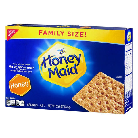 Nabisco Honey Maid Graham Crackers, Honey 4-14.4oz