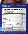 Carlyle Burpless Fish Oil 3600 mg | 300 Softgels | with Omega-3 Fatty Acids | Lemon Flavor | Non-GMO Gluten Supplement | by Wild Pacific