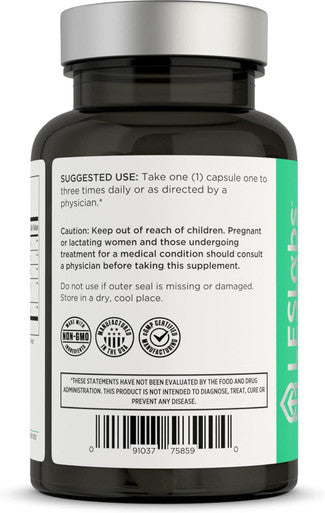Les Labs Sinus & Seasonal Sinus Relief Nasal Health Balanced Histamine Response Clear Lungs & Respiratory Health Butterbur Quercetin Nettle Root & Bromelain Non-GMO Supplement 60 Capsules