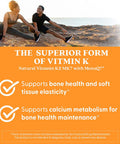 Doctor's Best Natural Vitamin K2 Mk-7 Capsule Supports Bone Health & Soft Tissue Elasticity 180 Ct