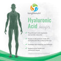 LongLifeNutri Hyaluronic Harmony: 100Mg Ha, 180 Vegetarian Capsules For Optimal Knee & Joint Care, Enhanced Skin Elasticity, And Youthful Glow