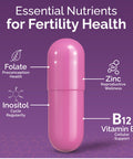 CONCEIVE PLUS Womens Fertility Support Prenatal Multivitamin for Trying to Get Pregnant Conception Blend, Hormonal Balance, Folate, Zinc, Thiamin, Riboflavin, Biotin Non-GMO, Vegan 30 Days