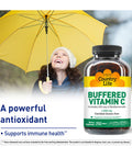 Country Life Vitamin C Buffered With Bioflavonoids 1000Mg 250 Tablets Certified Gluten Free Certified Vegan