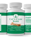 PURE ORIGINAL INGREDIENTS Cat'S Claw Bark, (100 Capsules) Always Pure, No Additives Or Fillers, Lab Verified