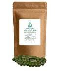 Holistic Bin Marine Phytoplankton Capsules ly Grown in Nordic Seawater | Vegan Omega 3 Supplement | Rich in Amino s, Chlorophyll, Vitamins, & Trace Minerals