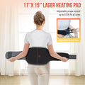 Snailax Heating Pad For Back Pain, Large Heating Pad For Cramps, 6 Heat Setting & 10 Timer Settings, 3 Vibration Modes, Heated Pad With Adjustable Strap, Lower Back Massager, Gifts For Mom, Dad