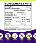 300 Billion Afu Akkermansia Probiotic, Glp-1 Supplement For Women & Men, Akkermansia Muciniphila For Glp-1 Production, Digestive, Gut, Immune Health, Enhances Gut Digestive Lining Function, 60 Count