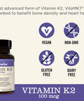 NatureWise Vitamin K2 Support Strong Bones with VitaMK7 Menaqui7 90 Count Pack of 1
