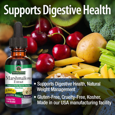 Nature'S Answer Marshmallow Root with Organic Alcohol 1-Fluid Ounce