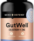 Mend Defend GutWell 60 Capsules Colostrum Zinc Immunity and Gut Health Adult Supplement