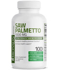 Bronson Saw Palmetto 1000 MG Extra Strength Supports Healthy Prostate Function & Urinary Health Support - Non GMO, 100 Vegetarian Capsules