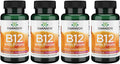 Swanson Vitamin B-12 Lozenges 1000 mcg 250 Lozenges (4 Pack)