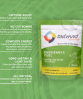 Tailwind Nutrition Endurance Fuel 30 Serving Green Tea Flavour - Caffeinated