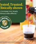 MegaFood Blood Builder Liquid Iron - Iron Supplement - Clinically Shown To Increase Iron Levels Without Constipation - Liquid Iron Supplement For Women Men & Kids - Vegan- 7.7 Fl Oz (23 Servings)