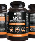 PURE ORIGINAL INGREDIENTS Msm (365 Capsules) No Magnesium Or Rice Fillers, Always Pure, Lab Verified