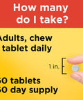 Nature Made Chewable Vitamin C 500 Mg Dietary Supplement For Immune Support 60 Tablets 60 Day Supply