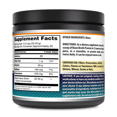 Amazing Formulas Chicken Bone Broth Protein Powder Supplement