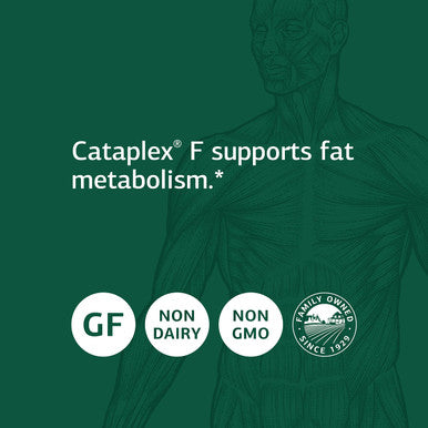 Standard Process Cataplex F - Whole Food Supplement, Metabolism, Skin Health And Hair Health With Vitamin B6, Flaxseed Oil - 60 S