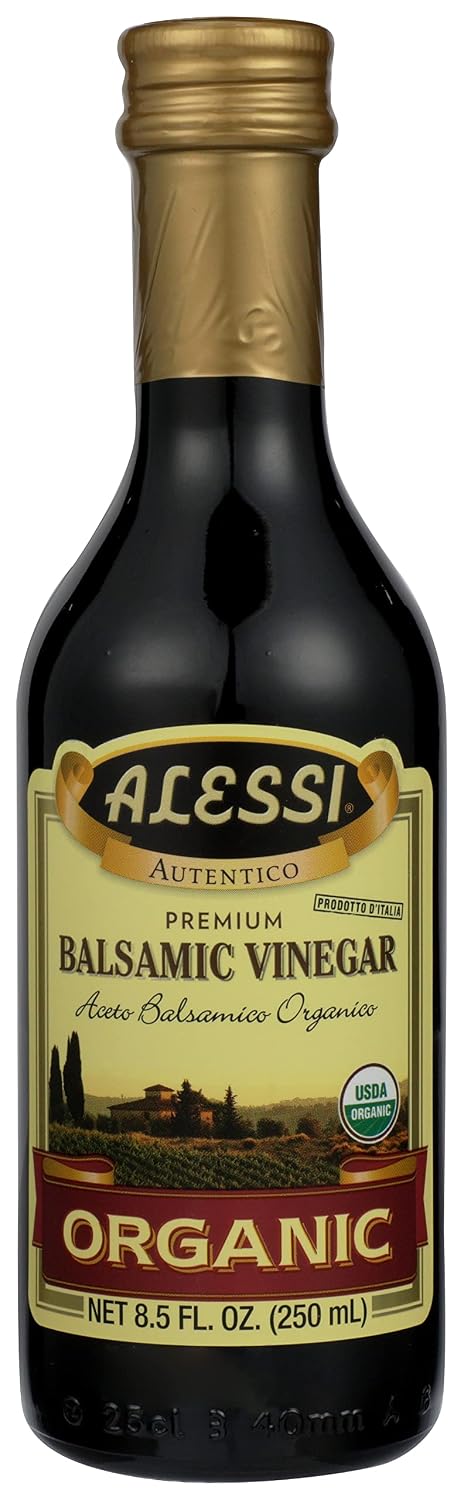 Alessi Foods White Balsamic Raspberry Blush Vinegar, 8.5 oz, Red